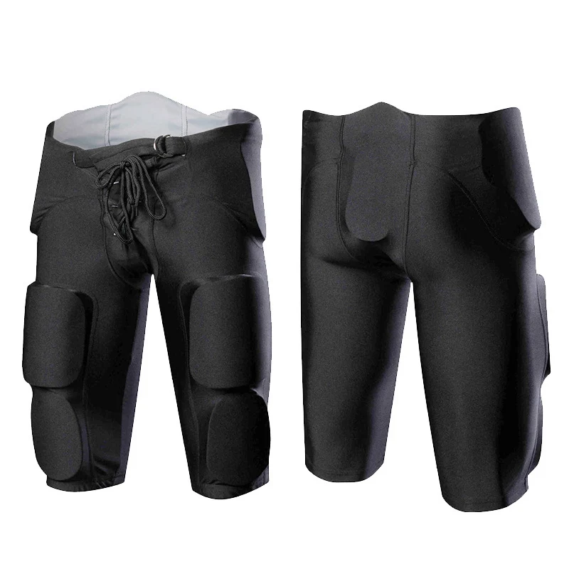 

Kids Football Pants With Knee Hip Pads Children Basketball Protective Gear Knee Sleeve Volleyball Skateboard Roller-Skating