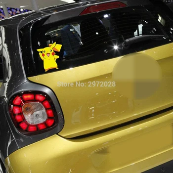 

10 x Car Styling Lovely Cartoon Animal Pet Pikachu Pokemon Sticker Decals for Peugeot Fiesta Opel Chevrolet VW Ford Lada Honda