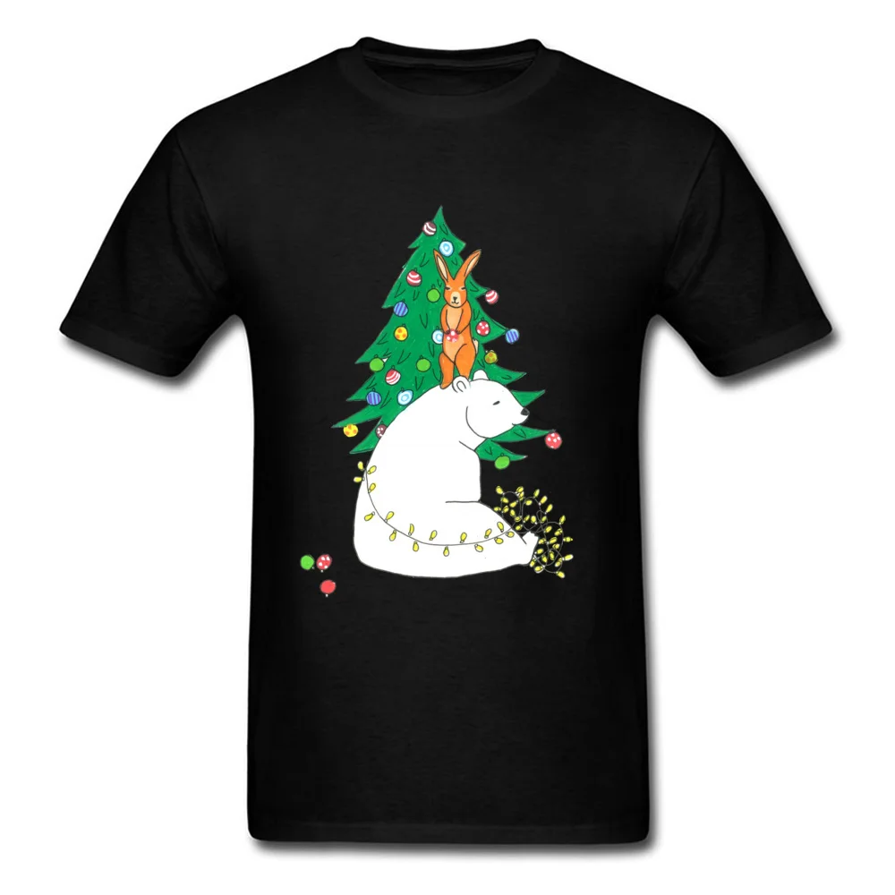 Прочного Шарм Рождество Медведь спортивные футболки Xmas мужские футболки футболка новый Crewneck одежда доставка