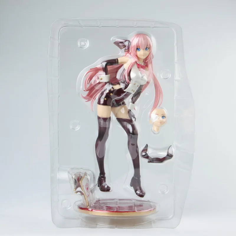 26cm Hatsune Miku Anime Action Figure Vocaloid Megurine Luka Temptation Bunny Girl Poker Ver Model PVC Decoration 17 Scale Toy (4)