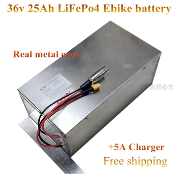 

GTK LiFePo4 36v 25Ah 1000w Ebike battery LFP real metal case for SXT electric scooter bike 36v 1500W motors + 43.8v 5A Charger