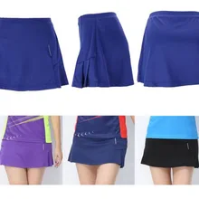 Женские теннисные юбки, топы Юбки для бадминтона, спортивные юбки, одежда для бадминтона, шорты для настольного тенниса, юбки для тенниса, спортивные юбки для пинг-понга