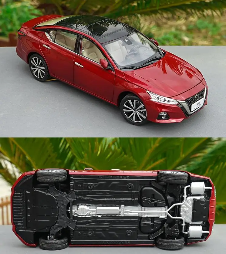 1:18 Масштаб NISSAN ALTIMA 7 расширенная модель автомобиля из сплава, литая металлическая модель игрушечного автомобиля, Коллекционная модель