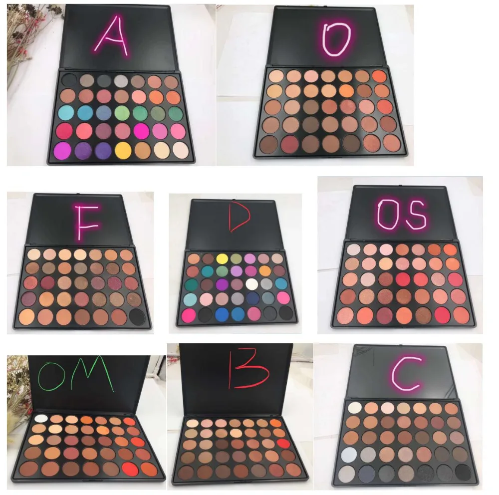 

Professional New 35 Color Eyeshadow Palette Shimmer Matte Beauty Make up Pallete Set Smoky Eye shadow Makeup