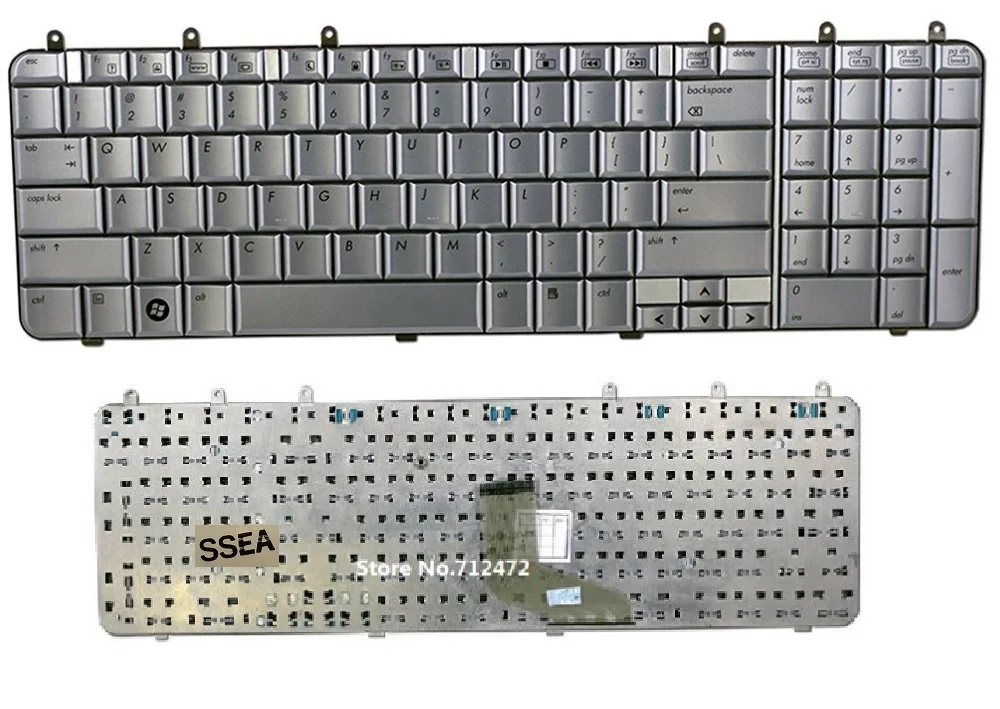 SSEA New US Keyboard silver for HP Pavilion DV7-1100 dv7-1451nr dv7t-1200 dv7t-1100 dv7t-1000 DV7 DV7-1000 DV7Z-1100 DV7Z-1000 | Компьютеры