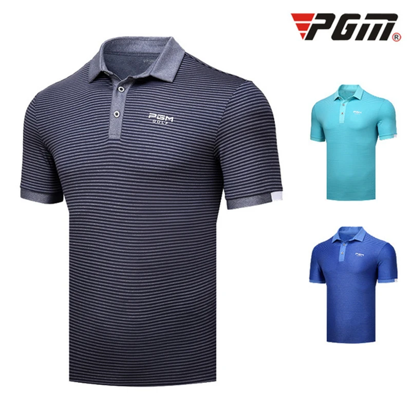 Мужские рубашки для гольфа для соревнований, тренировок, спорта, личная летняя одежда, Классическая полосатая Базовая рубашка, рубашки на подкладке