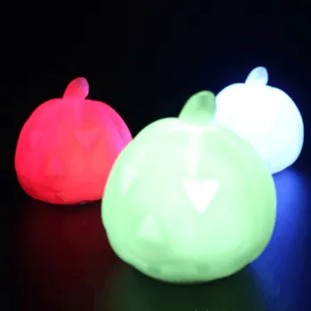 

New Pumpkin Coloful Changing LED Night Light Kids Room Table Lamp Gift Home Decoration Halloween Glow Party Supplies