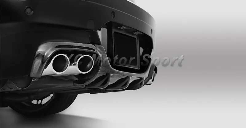 2005-2010 BMW E63 E64 M6 Vorsteiner Style Rear Diffuser CF (10)