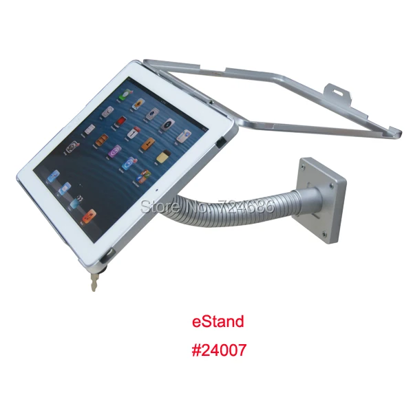 Для iPad 2/3/4/air/pro 9," gooseneck Настольный держатель для планшетов на ресторан с противоугонным корпусом безопасности