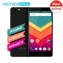 Vernee Thor Plus Octa Core 3GB+32GB 5.5″ Super Amoled Smartphone 6200mAh 9V/2A Quick Charge 13MP Android 7.0 4G Mobile Phone