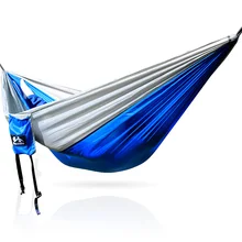 Ромбовидные решетки синий серый нейлоновый гамак 260*140 см уличная мебель загрузка 350 кг вафельные гамаки
