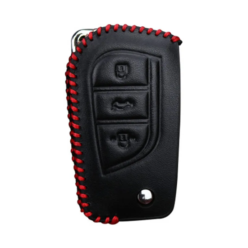 Для Toyota Auris Corolla Avensis, Verso Yaris Aygo Scion TC IM Highlander Prado REIZ Crown RAV4 Camry кожаный чехол для ключей автомобиля
