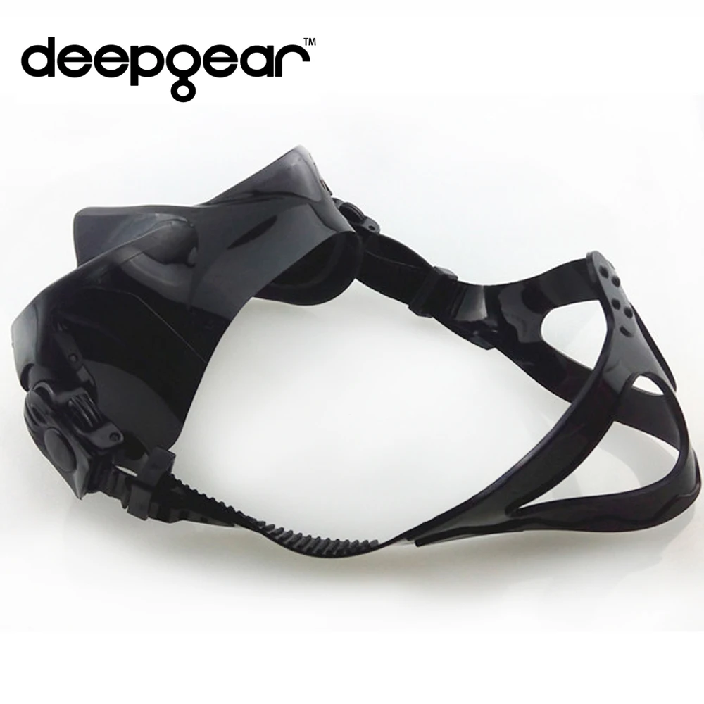 Deepgear маска для подводной охоты Ультра низкий объем Свободная маска для взрослых бескаркасная силиконовая маска для дайвинга верхняя Подводная охота снаряжение