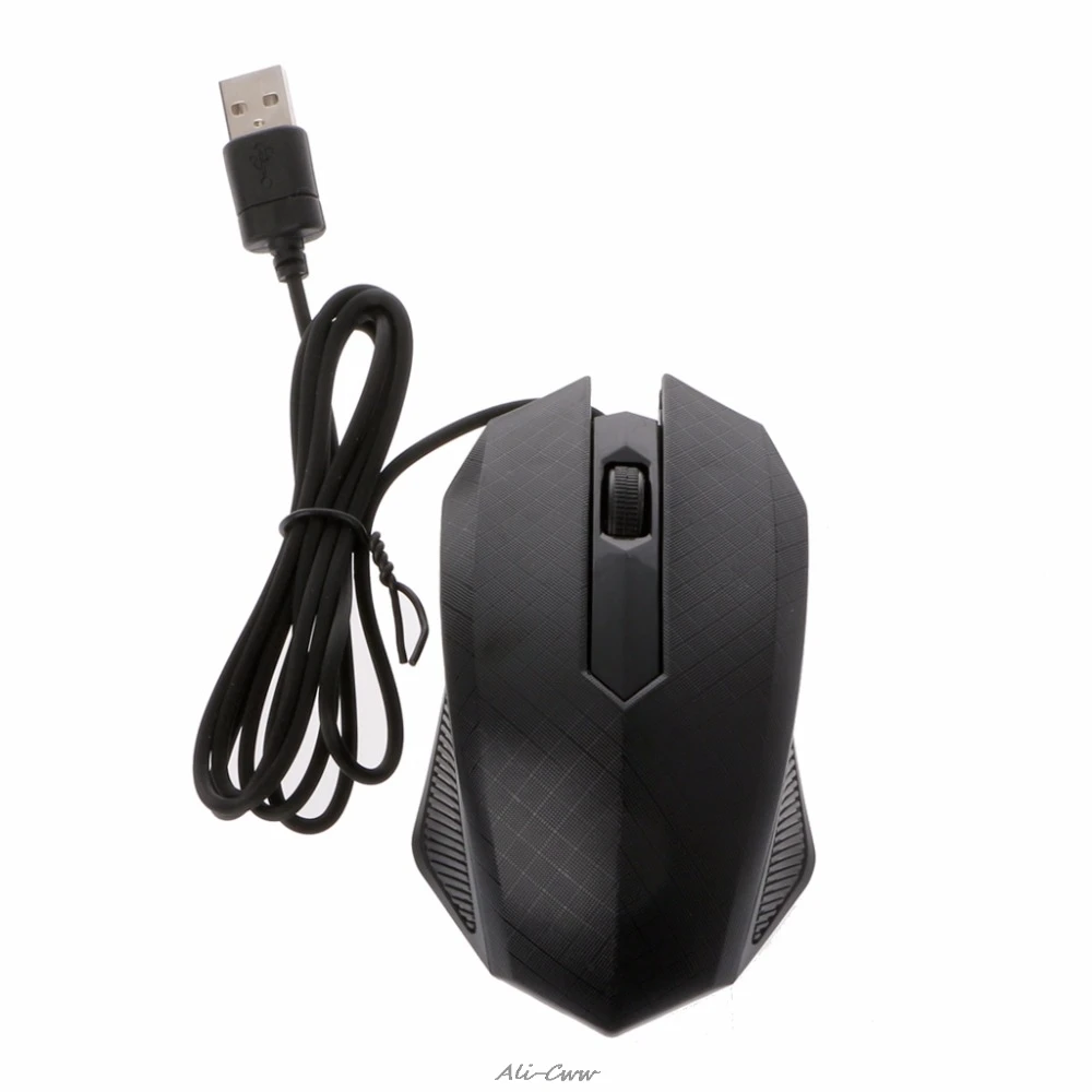 Gaming Mouse 3 Buttons Optical USB Wired Mouse For Computer Desktop Laptops Gamer Black mouse