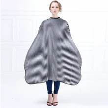 Высококачественная полосатая накидка для салона, парикмахерской, Парикмахерская накидка для окрашивания волос, дизайн