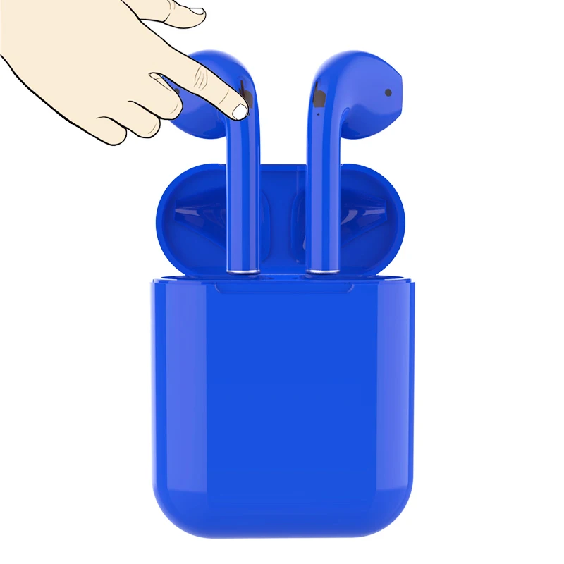 Goede Bluetooth Oortelefoon Lucht Pods Touch Automatische Pairing TWS Draadloze Headset 2Ear Met Microfoon Opbergdoos Voor iPhone XS Xiaomi