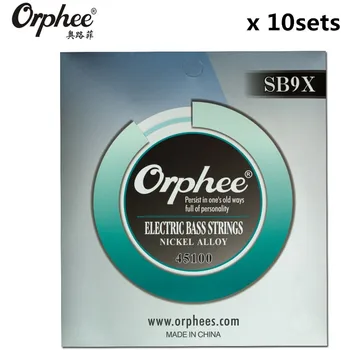 

Orphee SB9X 045-100 Electric Bass Strings 4 Strings bass Hexagonal nickel alloy guitar Strings 10 set