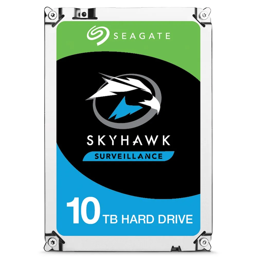 

Seagate SkyHawk ST10000VX0004, 3.5", 10000 GB, 5900 RPM, Serial ATA III, 256 MB, HDD