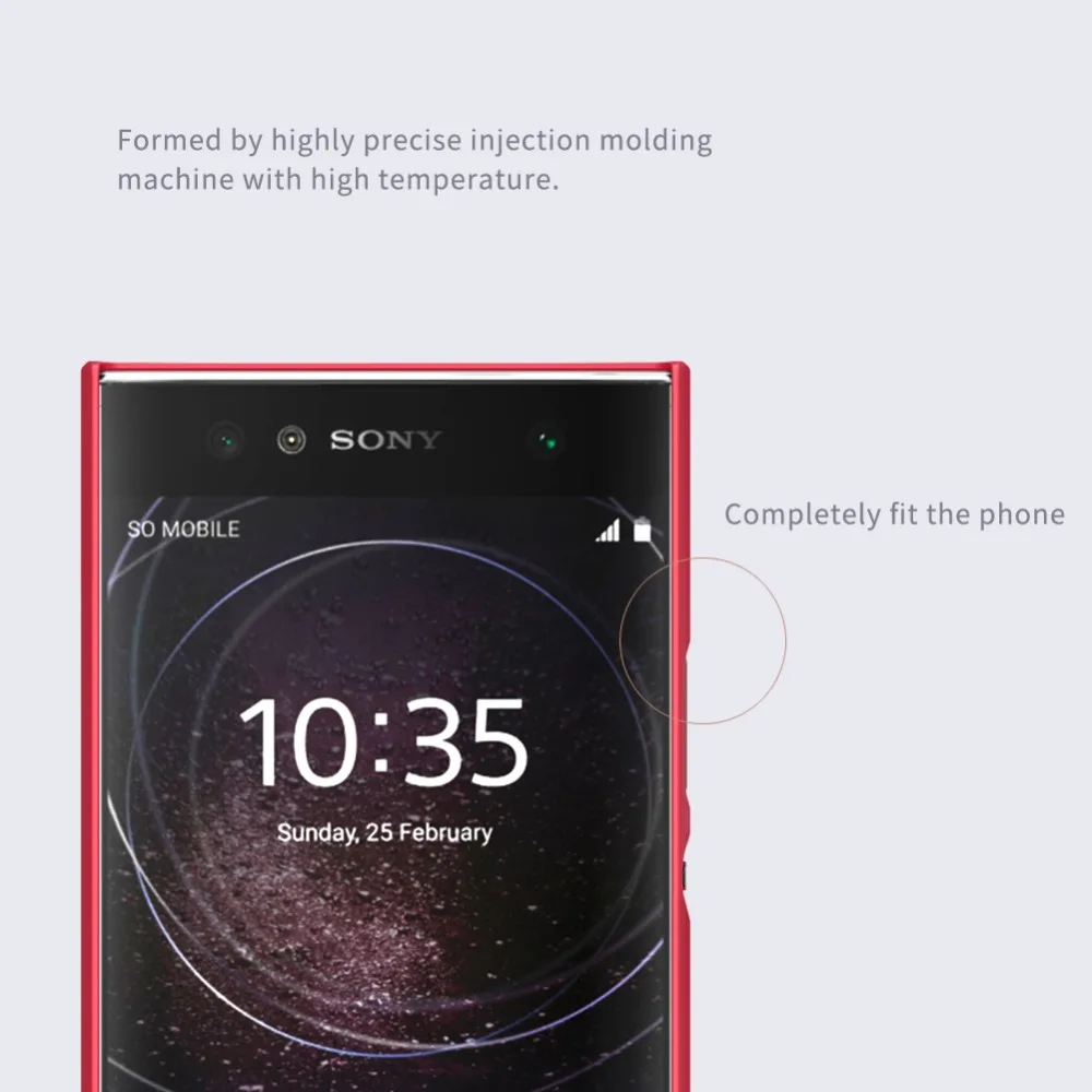 10 шт. Nillkin супер матовый защитный чехол для sony Xperia XA2 Ультра ПК Жесткий Чехол для Xperia XA2 Ультра чехол
