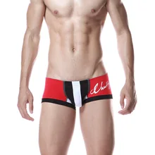 Лидер продаж! Бренд SEOBEAN Мужское нижнее белье для геев Мужское нижнее белье из чистого хлопка u-выпуклый цвет, соответствующие мужские сексуальные трусы-боксеры трусы оптом