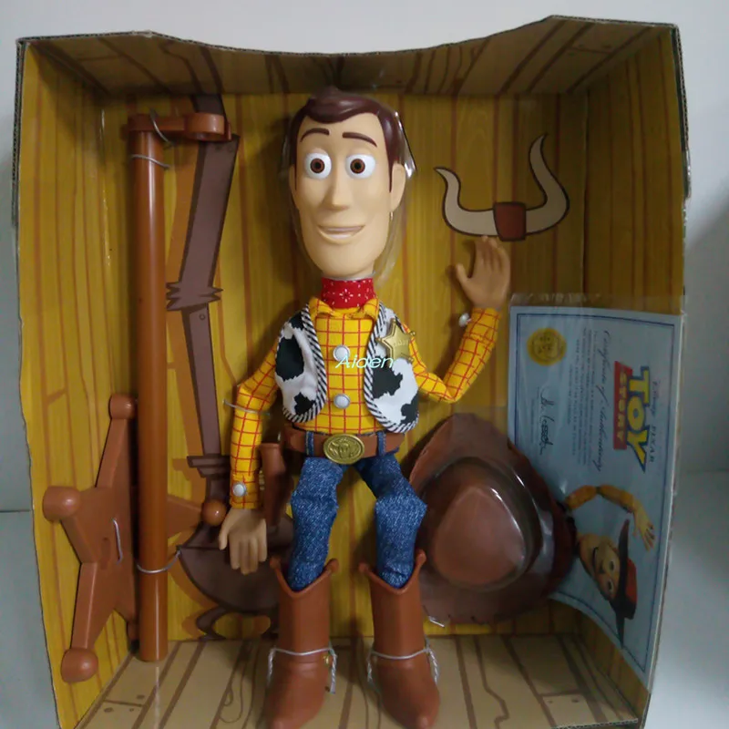 

12" Toy Story Woody With Sound Creative Simulation Art Craft Kids Gift Toy PVC Action Figure Collectible Model Toy 30CM B1672