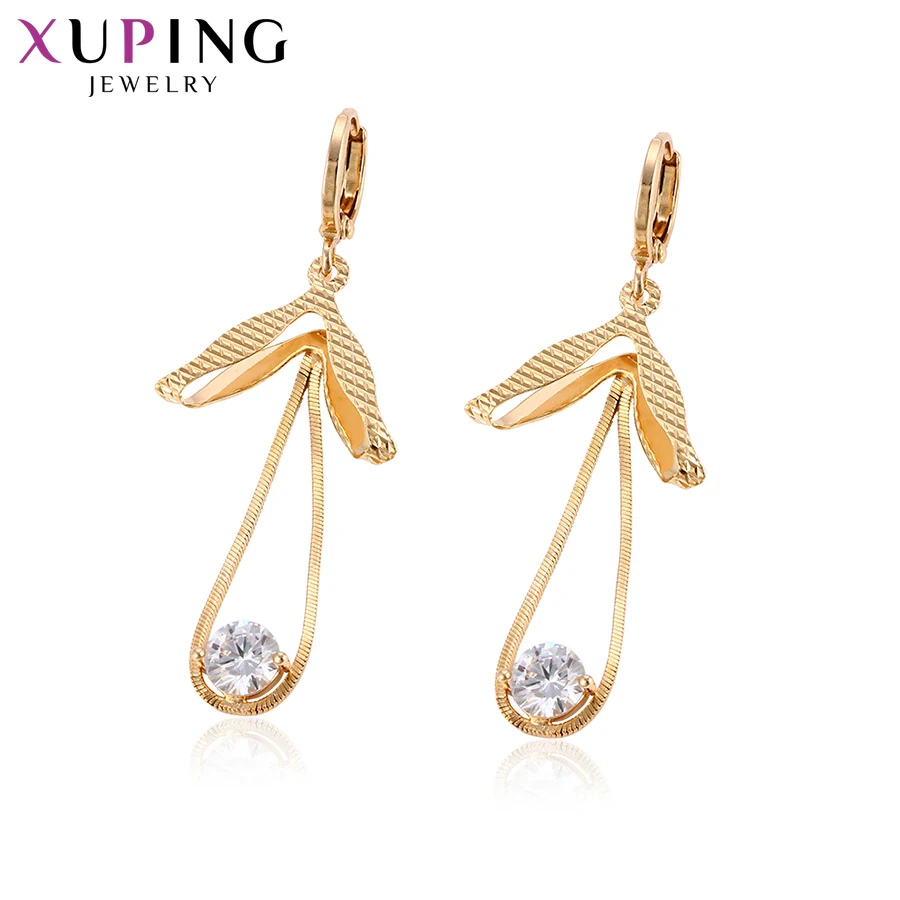 

Xuping Fashion Romantic Bowknot Series Earrings of High Quality Jewelry for Women Thanksgiving Christmas Gift S121.3-95676