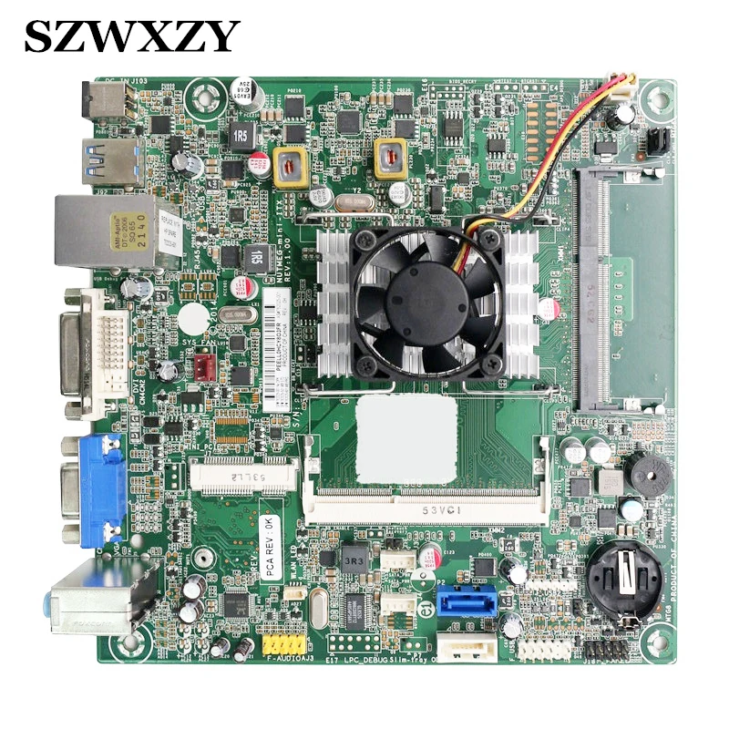 Для HP 110 250 450-A114 Встраиваемый компьютер формата Mini-ITX все в одном Системы доска BYT-D J1800 Процессор 762025-001 762025-501 762025-601 полностью протестирована