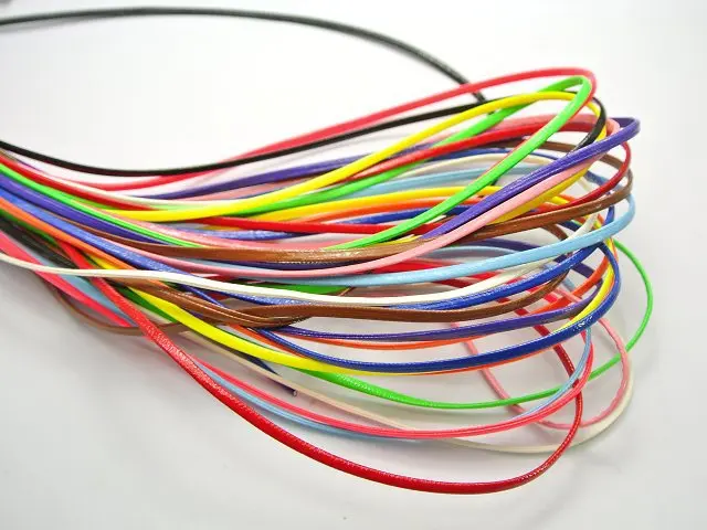 

10 Meter Flat Soft Synthetic Leather Jewelry Cord Lace String 3X1mm
