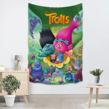 

Custom Tapestry Trolls Tapestry Wall Hanging Tapestries Forest Tapestry Bedspread Yoga Mat Blanket Bed Table Cloth