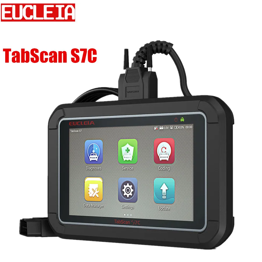 

EUCLEIA S7C TabScan S7C Automotive Scanner Auto Full System Scanner ABS EPB CVT TPMS Oil Service Reset ABS Bleeding