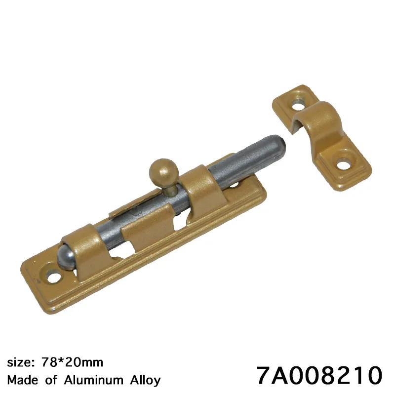 Скользящий болт, защелка для окна, алюминиевый сплав, защелка для ворот, дверной замок, дверной болт, замок для ванной комнаты, туалета, 1 шт
