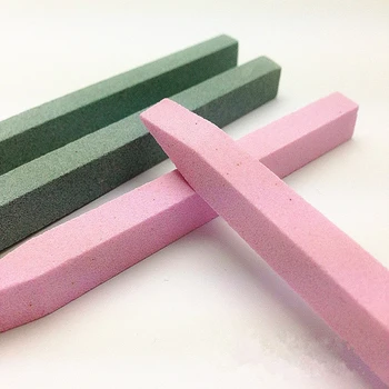 

4pcs Durable Stone Scrub Nails Pusher Cuticle Remover Dead Skin Remover Trimmer File Manicure Professional Nail Art Care Tool