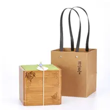 Коробка для чая, Бамбуковые банки для чая, деревянный чехол для хранения чая, подарочная коробка