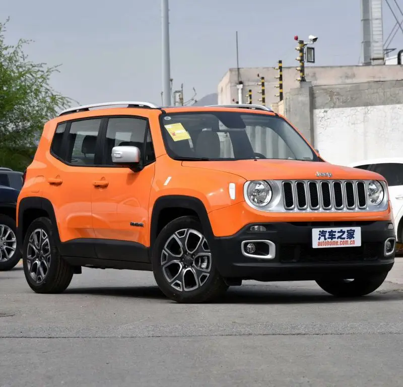 Для Jeep Renegade боковые рельсы из алюминиевого сплава поперечные перекладины багажная переноска черная багажник на крышу 2 шт. автомобильные аксессуары