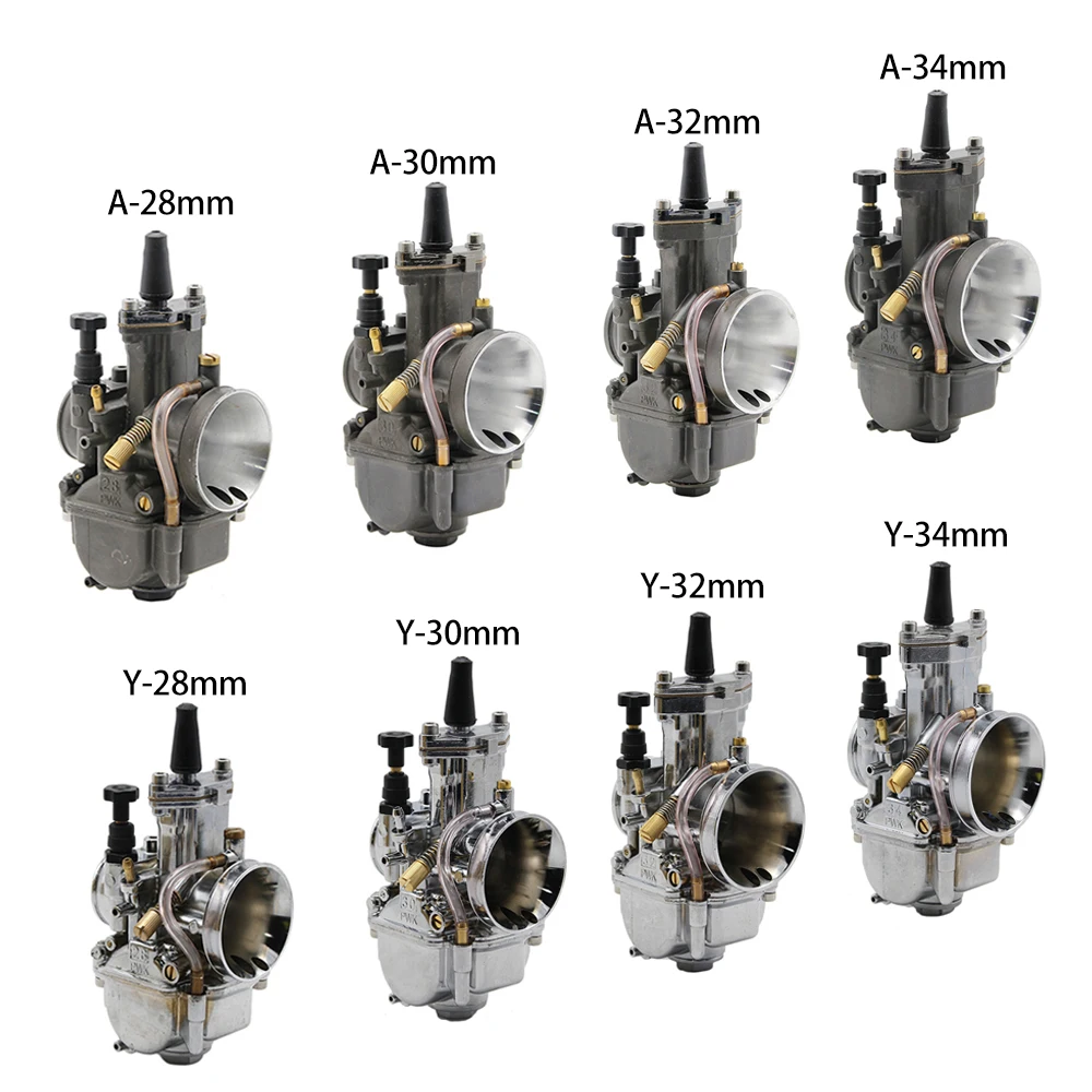 Alconstar 28 30 32 34 mm OKO PWK Carburetor Motorcycle Carburador With Power Jet Fit On Racing Motor 4T Engine ATV Bike