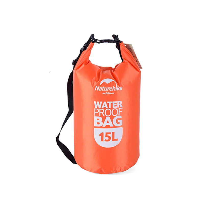 Jual 15L NatureHike Tas Tahan Air Kolam Tas Tas Outdoor Melayang Arung Jeram Perahu SLR Telepon DC Tas Perjalanan Paket Orange Biru