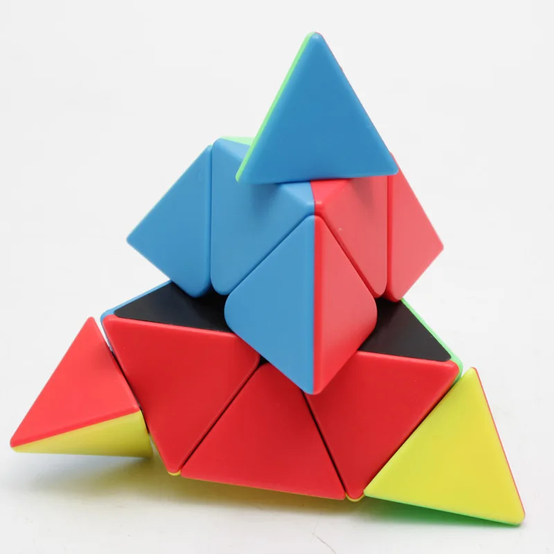 Moyu Yuhu: Mofangjiaoshi Meilong 3x3x3 пирамидка Магический кубик Stickerless треугольник