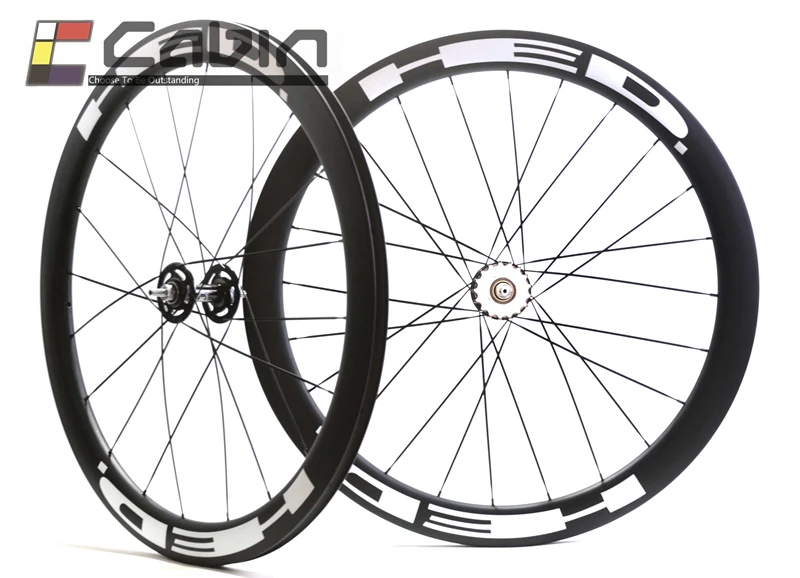 Clearance HED track bike carbon wheelset, 50mm clincher/tubular ,700C track bike carbon wheel,fixed gear street bike carbon wheel 1 Clearance HED track bike carbon wheelset, 50mm clincher/tubular ,700C track bike carbon wheel,fixed gear street bike carbon wheel 1