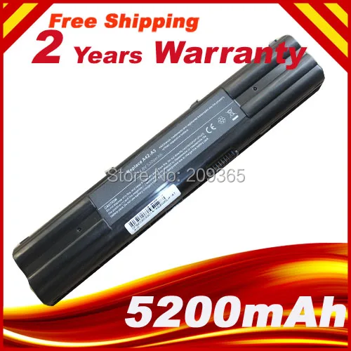 Аккумуляторная батарея для ноутбука ASUS A42 A3 A41 A6E A6F A6G A6J A6Ja A6Jc A6Je A6Jm A6K бесплатная