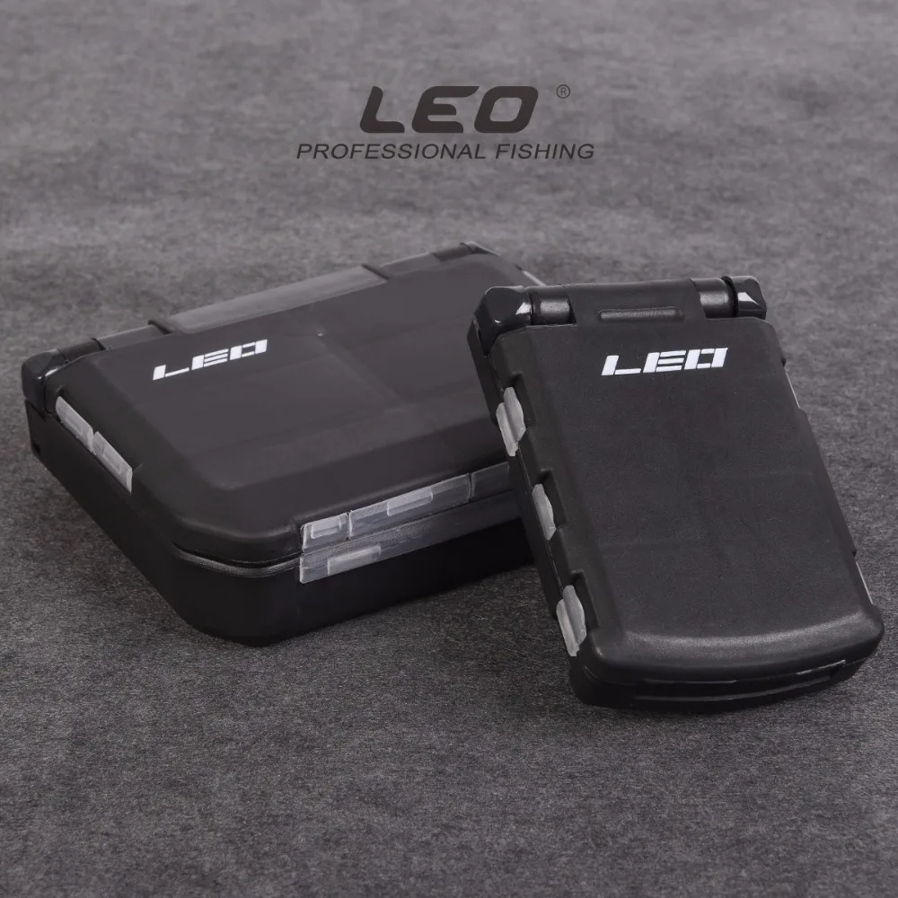 

Portable Fishing Accessory Box Double Compartments Lure Hook Baits Pesca Accessory Plastic Baits Tackle Box