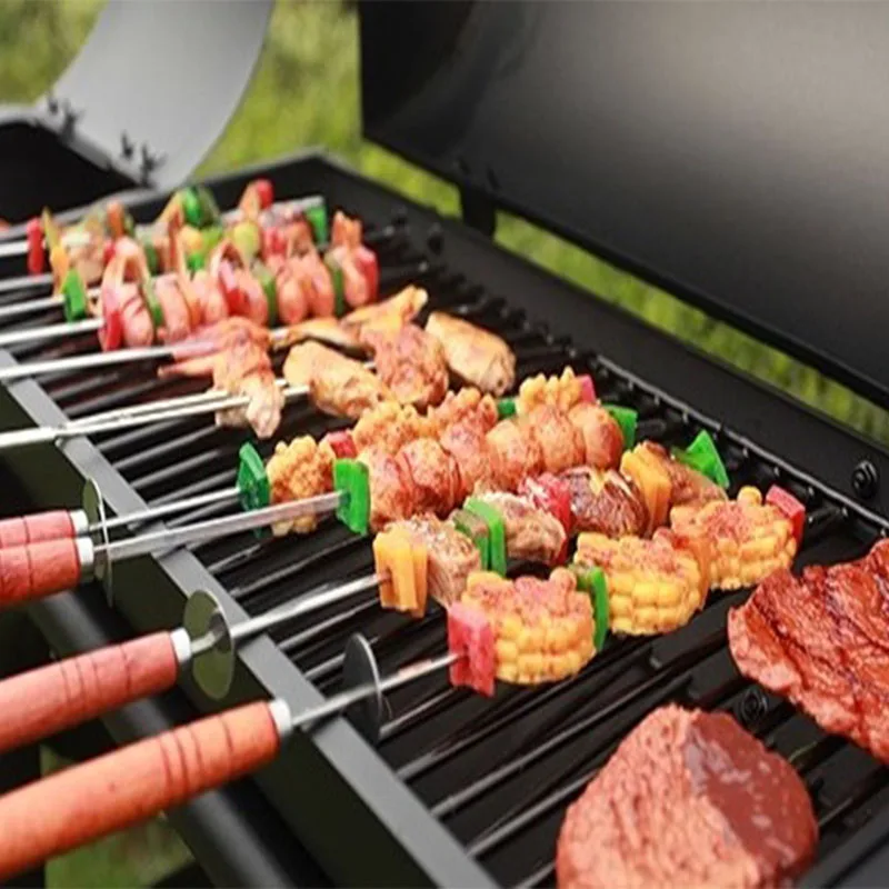 Новое поступление домашний садовый гриль для барбекю BBQ8001B вилла отель толстый