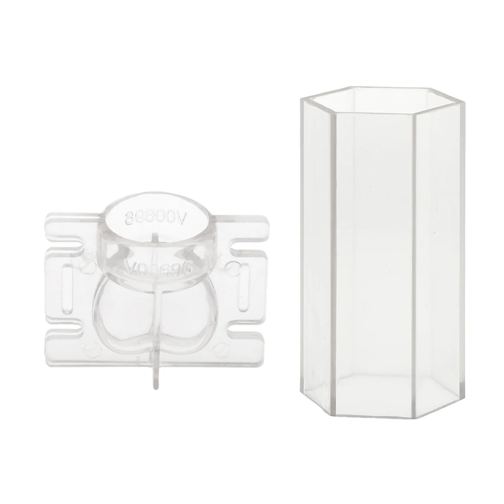 2 Pieces Plastic Mixed Shapes Candles Making Molds Mould For DIY Candle Making Craft Supplies