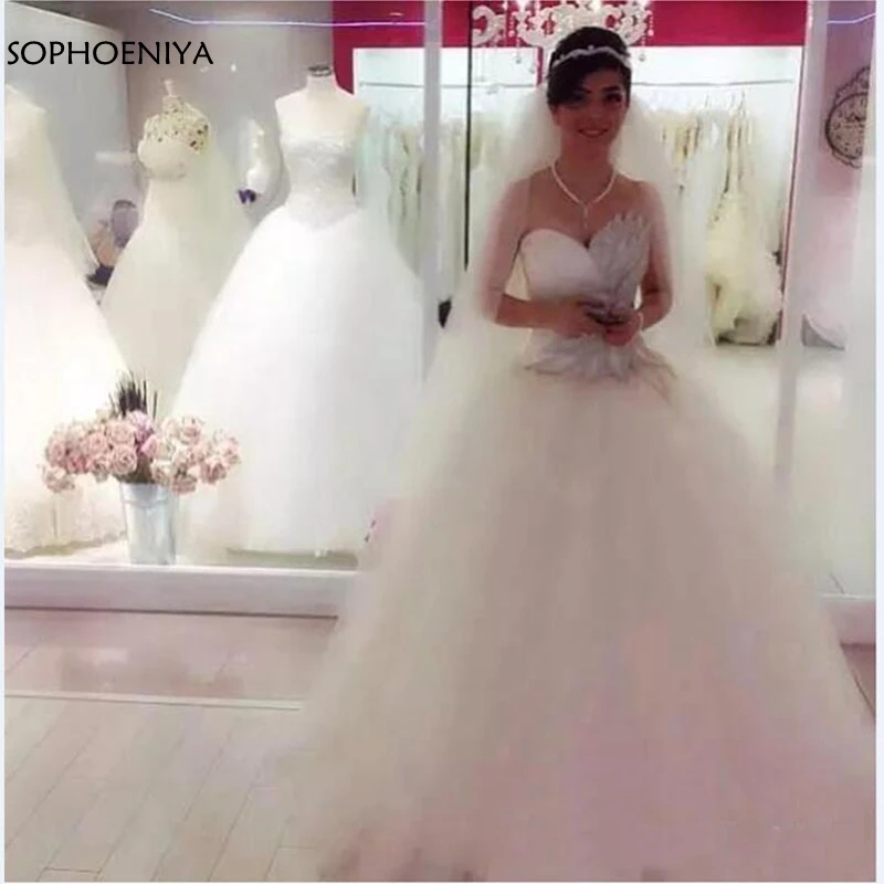 Vestido-de-Noiva-Princess-Wedding-Dresses-2018-Sweetheart-Rhinestones-Crystal-Strapless-Wedding-Gowns-Bride-Dress-Trouwjurk (1)