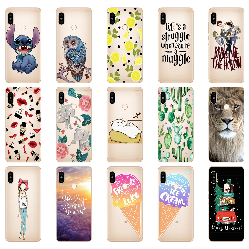 

09SX silicone case For 5.99 inch Xiaomi Redmi Note 5 global pro Case Cover redmi note 5 Snapdragon 636 version note5 pro case