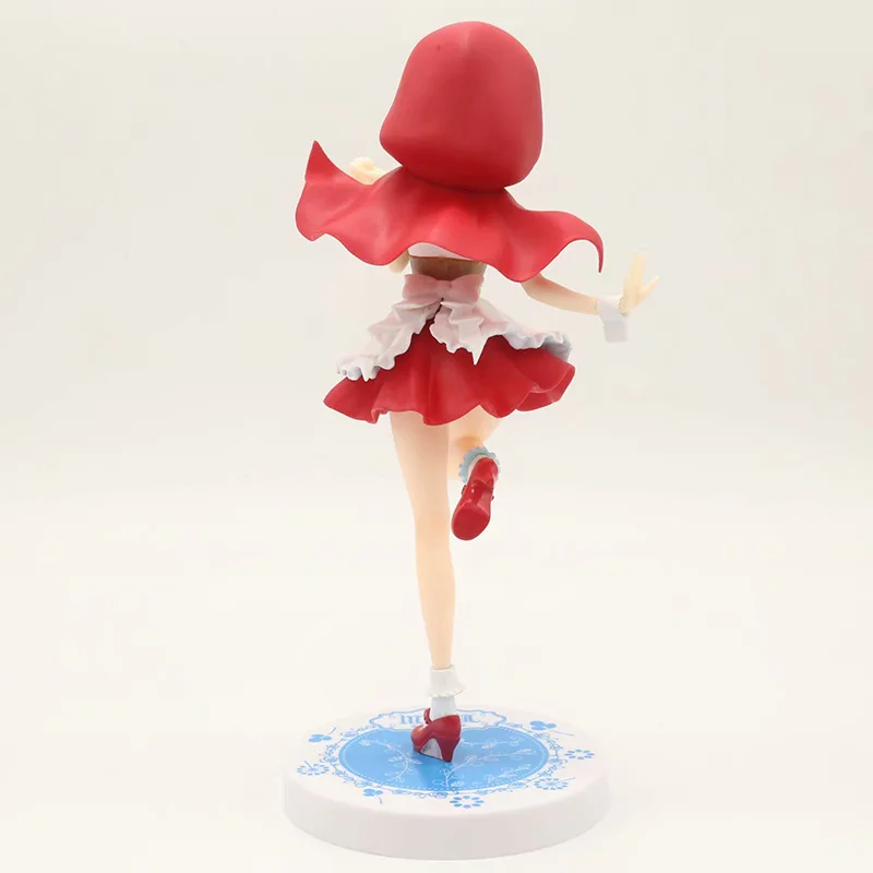22CM Japanese anime figure ReLife in a different world from zero RamRem red hat action figure collectible model toys for boys (7)
