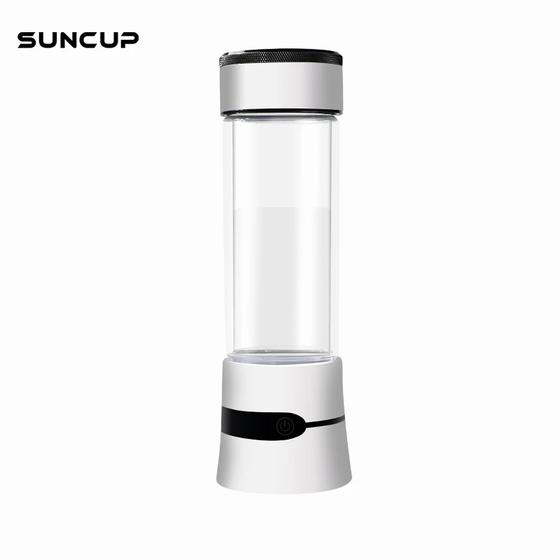 

SUNCUP SPE/PEM Membrane H2 Hydrogen Rich Water Bottle Electrolysis Ionizer Generator USB Rechargeable removal O3 CL2