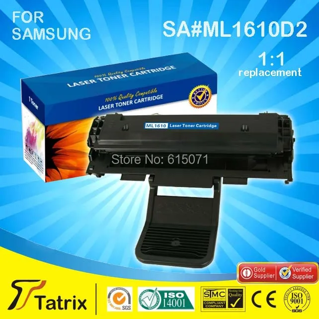 

Black Compatible Cartridge Toner ML1610(ML1610D2) For Samsung Hight Quality Toner Cartridge, free shipping