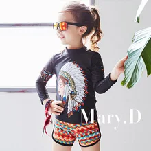 Sunny EVA для девочек Купальник Танкини купальник с высокой талией два-Купальник для девочек От 2 до 10 лет