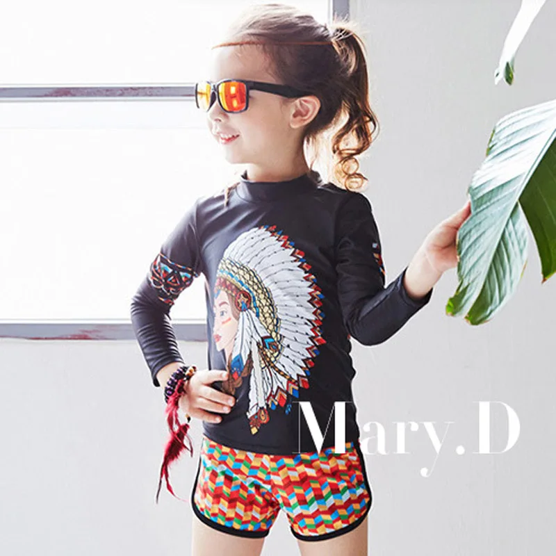 

sunny eva girl tankini swimsuit high waisted swimwear two-piece swimsuit for a girl of 2-10 years