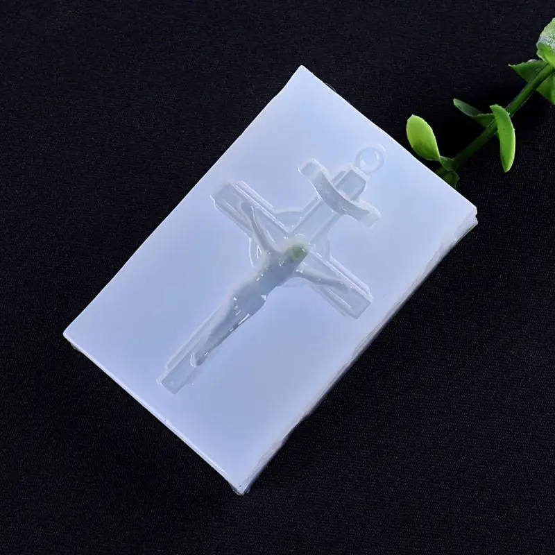 Силиконовая форма изысканный винтажный крест Jesus зеркало DIY Инструменты для